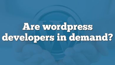 Are wordpress developers in demand?