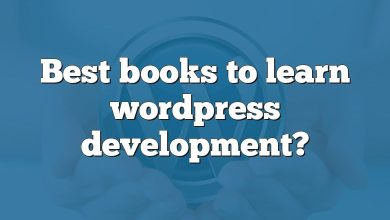 Best books to learn wordpress development?
