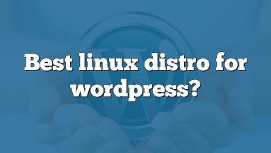 Best linux distro for wordpress?