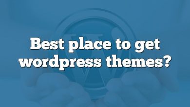 Best place to get wordpress themes?