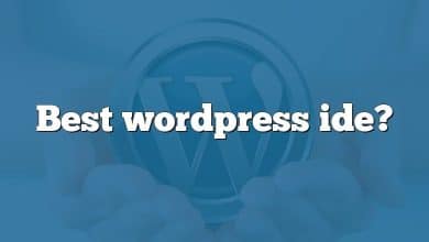 Best wordpress ide?