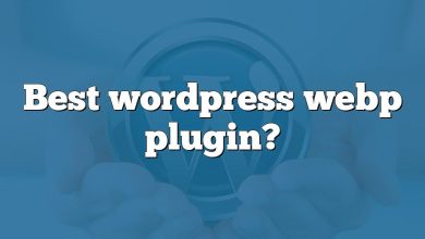 Best wordpress webp plugin?