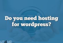 Do you need hosting for wordpress?