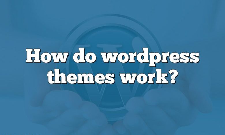 How do wordpress themes work?