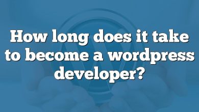 How long does it take to become a wordpress developer?