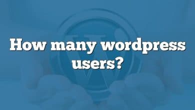 How many wordpress users?