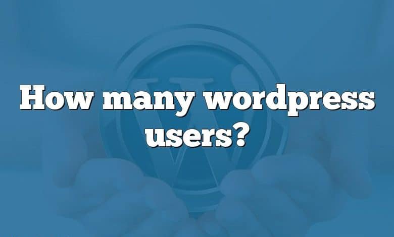 How many wordpress users?