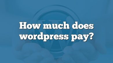 How much does wordpress pay?