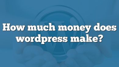 How much money does wordpress make?