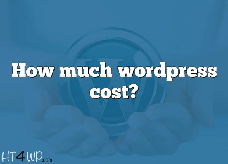 how-much-wordpress-cost