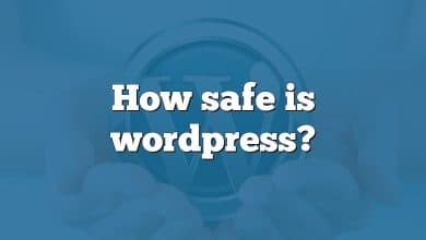 How safe is wordpress?