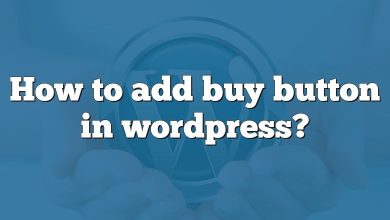 How to add buy button in wordpress?