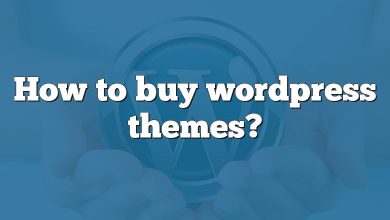 How to buy wordpress themes?