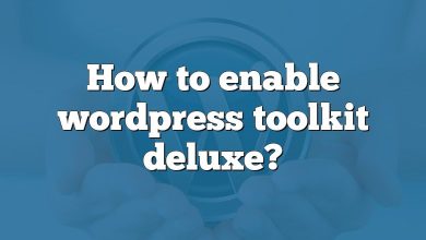 How to enable wordpress toolkit deluxe?