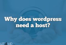 Why does wordpress need a host?