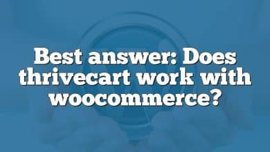 Best answer: Does thrivecart work with woocommerce?