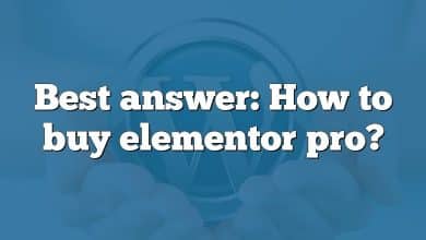 Best answer: How to buy elementor pro?