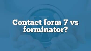 Contact form 7 vs forminator?