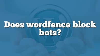 Does wordfence block bots?