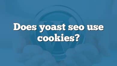 Does yoast seo use cookies?