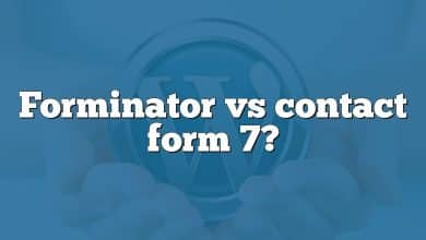 Forminator vs contact form 7?