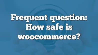 Frequent question: How safe is woocommerce?