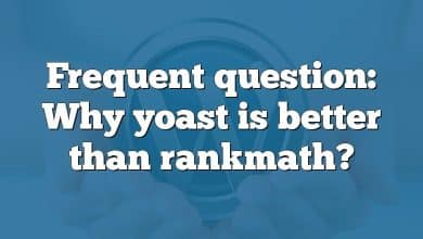 Frequent question: Why yoast is better than rankmath?