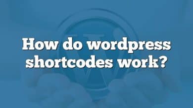 How do wordpress shortcodes work?
