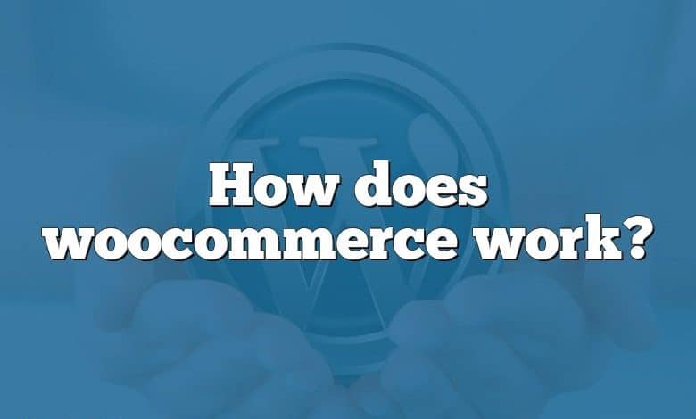 How does woocommerce work?