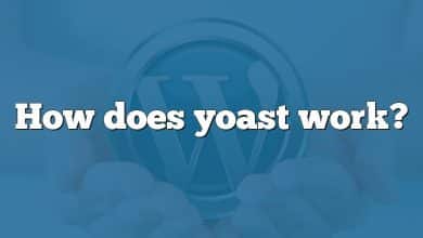 How does yoast work?