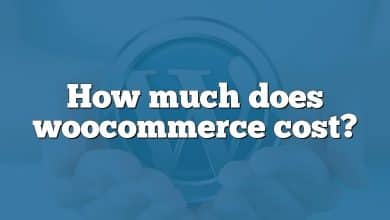 How much does woocommerce cost?