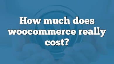 How much does woocommerce really cost?