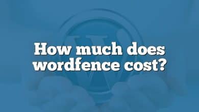 How much does wordfence cost?