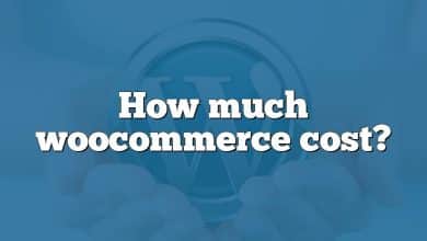 How much woocommerce cost?
