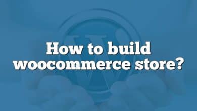 How to build woocommerce store?