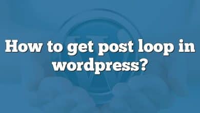 How to get post loop in wordpress?