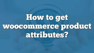 How to get woocommerce product attributes?