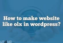 How to make website like olx in wordpress?