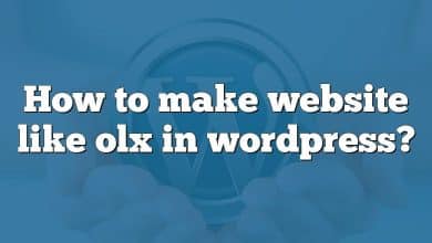 How to make website like olx in wordpress?