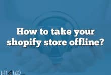 How to take your shopify store offline?