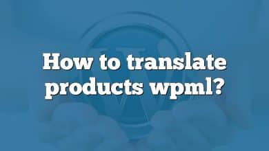 How to translate products wpml?