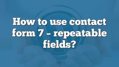 How to use contact form 7 – repeatable fields?