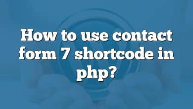 How to use contact form 7 shortcode in php?