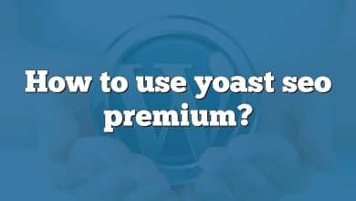 How to use yoast seo premium?