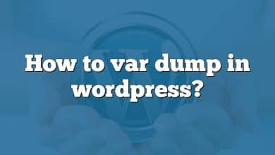 How to var dump in wordpress?