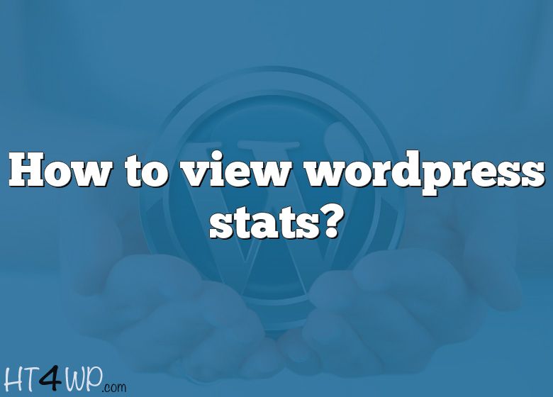 how-to-view-wordpress-stats