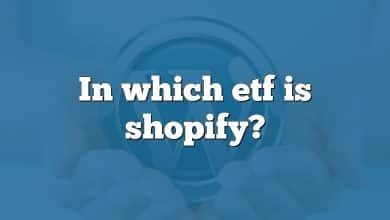 In which etf is shopify?