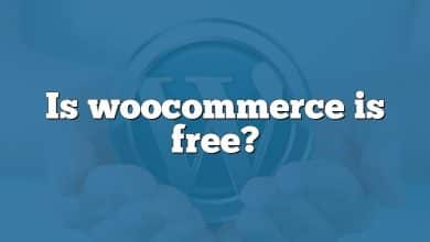 Is woocommerce is free?