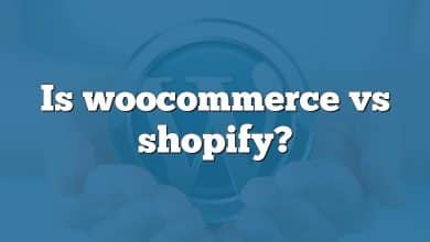 Is woocommerce vs shopify?