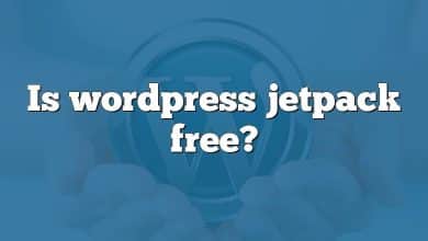 Is wordpress jetpack free?